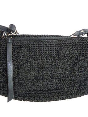The Sak Rich Black Crochet Bag